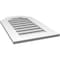 Ekena Millwork Octagonal Top Surface Mount PVC Gable Vent: Functional, w/ 3-1/2"W x 1"P Standard Frame, 18"W x 30"H GVPOT18X3001SF - alternate 2
